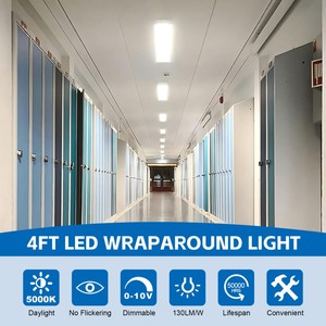 Luz LED Envolvente NGTlight de 2 pies y 4 pies, 15w - 60w, Acero Inoxidable, Garantía de 5 Años, Tubos LED para Interiores, Luz Envolvente - Product Image 4