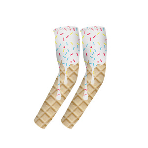 Cycling Arm Sleeves Ice Cream Cake Style Anti-Uv Breathable Quick Dry Unisex Adult Outdoor Protection - Product Image 2