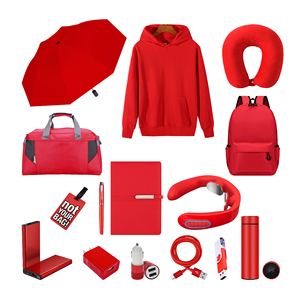 Nuevas Ideas de productos 2026 Custom Cheap Event Marketing Promocional Corporate Business Gifts Sets Ideas Artículos Productos rojos con logotipo - Product Image 1