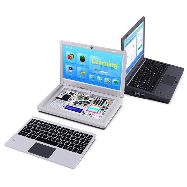 CrowPi2 - All in One Raspberry Pi Laptop & STEM Learning Platform FCC/CE Certification