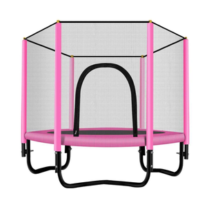 WELEAP <span class=keywords><strong>Trampoline</strong></span> rond en gros pour enfants, lit rebondissant intérieur pour bébés, lit rebondissant familial, <span class=keywords><strong>petit</strong></span> filet de protection, lit rebondissant <span class=keywords><strong>trampoline</strong></span> - Product Image 1