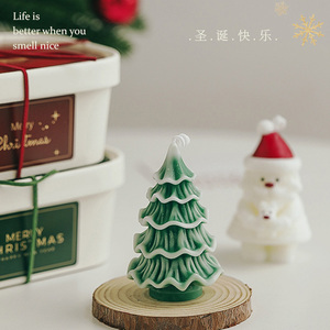 New Christmas Gift <b>Candle</b> Handmade Atmosphere Decoration Christmas Aroma Wax Gift Box Practical <b>Small</b> Gift Wholesale - Product Image 5