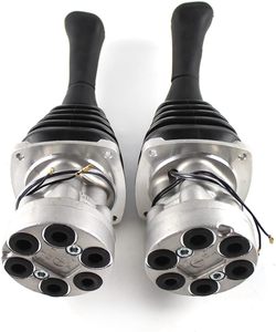 อะไหล่รถขุดอลูมิเนียม HongWang คันบังคับไฮดรอลิก คันโยกควบคุม รับประกัน 1 ปี - Product Image 1