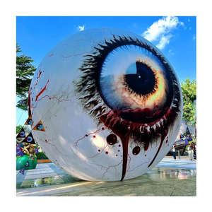 Globo ocular inflable personalizado LED Animatronic ojos al aire libre pantalla globo ocular inflable Decoración - Product Image 2