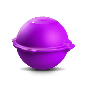 purple Underground Utility Marker Ball 4" Diameter 66.4kHz Non Potable Water Electronic Locator High Density Polyethylene 5-Year - Product Image 1