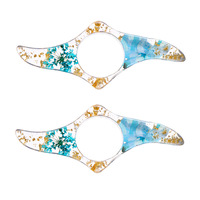 Marque-page créatif en époxy avec fleurs séchées pour étudiants, support de lecture en forme de fleur, petit marque-page pour livres