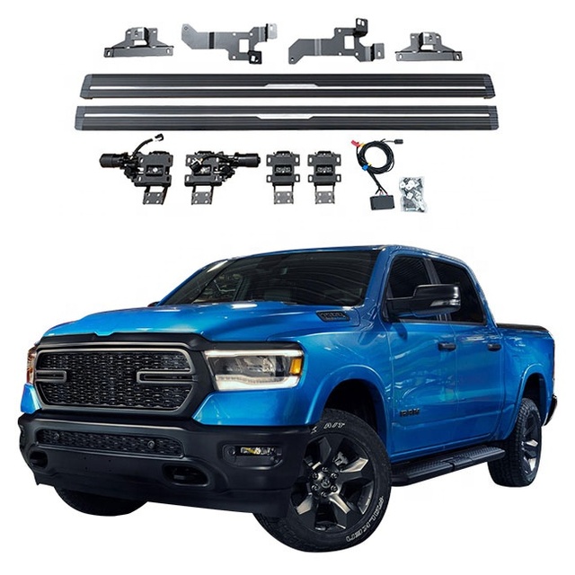 Pickup Truck Aluminum Alloy Exterior Accessories Parts Kit Electric Side Step for Dodge Ram1500 TRX Power Boards 2022