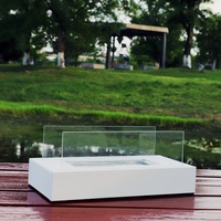 Cheminée d'ethanol portable Inno-fire TT-28, sans fumée, capacité 1,8 L, garantie 3 ans