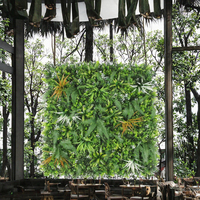 Panneau mural en herbe artificielle verte en plastique 100x100cm, ignifuge, pour décoration d'anniversaire, intérieur, extérieur, jardin, paysage, toile de fond