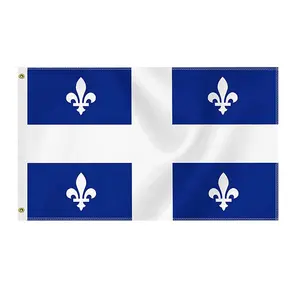 Custom Flag Large Quebec Flag,3x5 FT Canadian Quebec Outdoor Flags