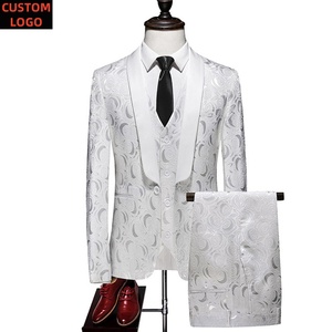 Setelan pakaian pria, 5XL, setelan pakaian pria, LOGO kustom, 3 potong, Jacquard, bisnis, Blazer pengantin pria, ukuran Plus, setelan mewah untuk pria, <span class=keywords><strong>Prom</strong></span> - Product Image 1
