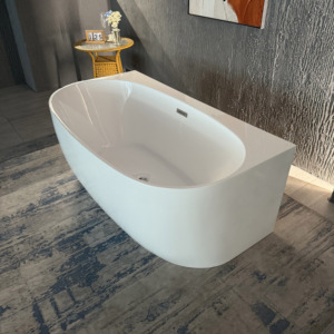 Suly Merlin vuông hẹp lưỡi ra bên ngoài cong ARC hình dạng freestanding Acrylic bồn tắm chất lượng cao Whirlpool ngâm tắm - Product Image 3