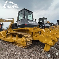 Bulldozer sur chenilles d'occasion ShantuiSD22, robuste, pour travaux de construction, routes, mines, réaménagement des terres et terrains accidentés