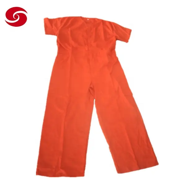 長袖スーツ中国XinXing工場価格半袖囚人カバーオール卸売
