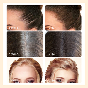 Private Label 8g Hairline Shadow Balm Waterproof Long Lasting Root Cover Up for <b>Thinning</b> Hair with <b>Mirror</b> and Brush - Product Image 5