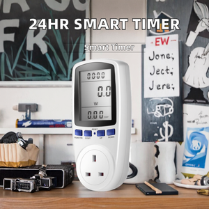 Ev ab metre soketi iç<span class=keywords><strong>in</strong></span> LCD ekran dijital Watt voltaj enerji monitörü KWH tüketim analizörü ile akıllı güç ABD BİRLEŞİK KRALLIK fiş - Product Image 4