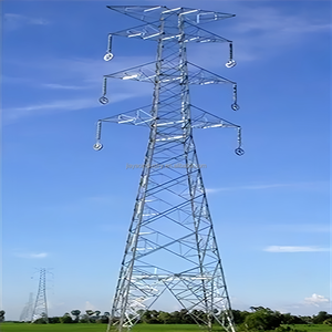 中国30-132kv鋼製電力伝送ラインタワー多回路伝送ラインタワー - Product Image 3