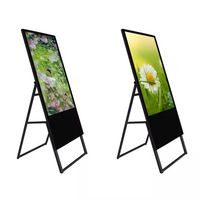 Afficheur LED portable P2.5 d'intérieur, lampe Android, écran publicitaire vertical, afficheur LED pour la publicité en magasin, centre commercial, animation