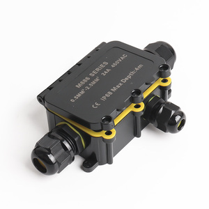 2024 hộp chống thấm nước ngoài trời dây chất lượng cao M686-4B Hộp nối chống thấm nước với tuyến cáp với nylon IP68 - Product Image 1