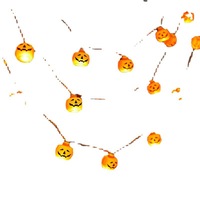 Guirlande lumineuse LED citrouille d'Halloween, intensité réglable, étanche IP65, en plastique, pour décorations de Pâques, centres commerciaux et bars KTV