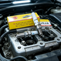Bougies d'allumage de qualité supérieure pour moteur de voiture, remplaçables, compatibles avec Toyota, Honda, Nissan et les tondeuses à gazon
