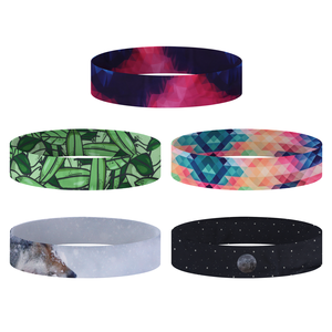 Women's High Elasticity Skin-Friendly Multi-Sport <b>Headband</b> Antiperspirant Sweat <b>Headband</b> for Summer <b>Walks</b> Thin and Comfortable - Product Image 1