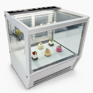 Vetrina Refrigerata Commerciale <span class=keywords><strong>da</strong></span> Banco per Dessert 2-8 Gradi ° Sistema di Raffreddamento ad Aria per Pasticcerie, Caffetterie e Hotel - Product Image 1