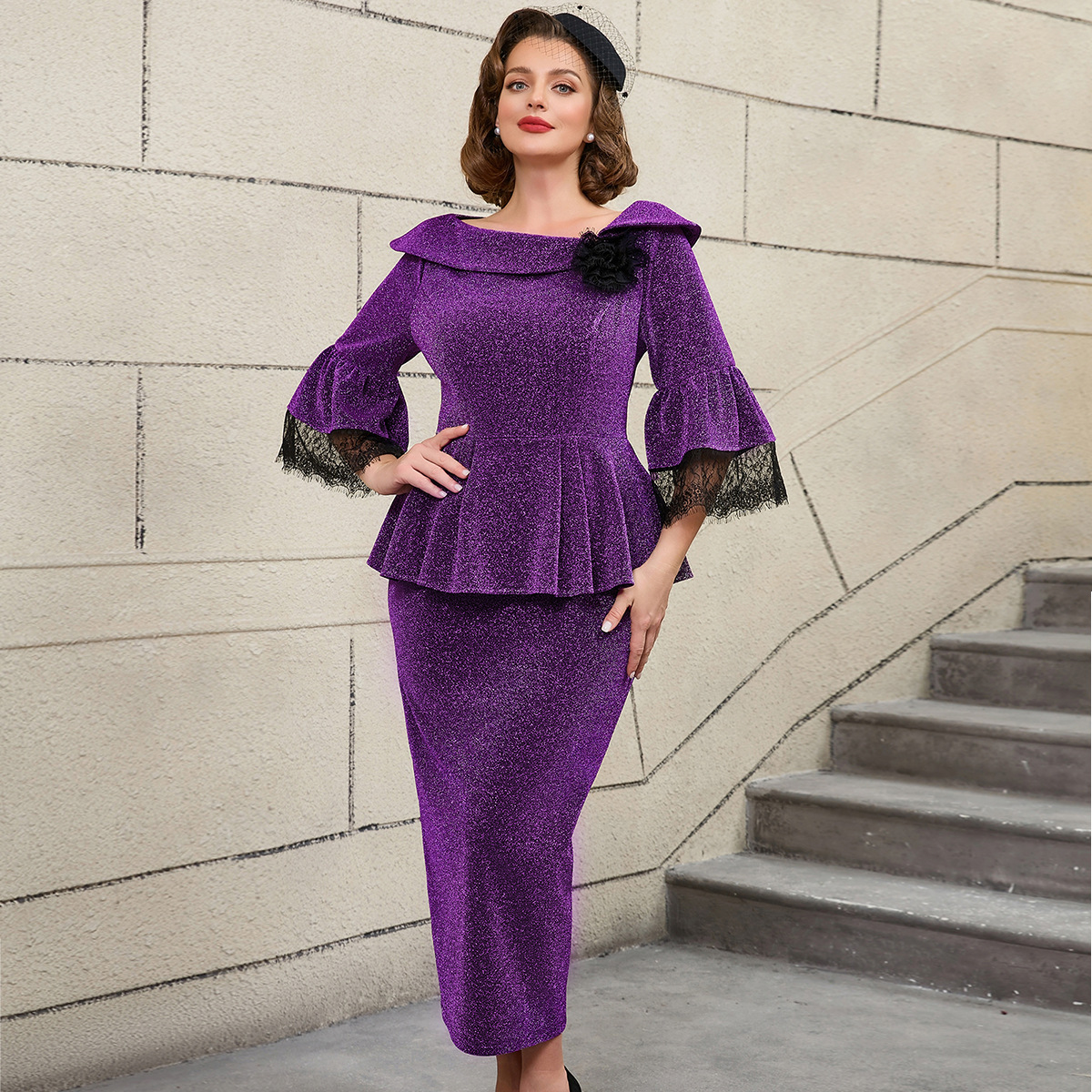long sleeve bandage dress plus size Women's Shape Black Bandage Long Sleeve Corset Maxi Dress