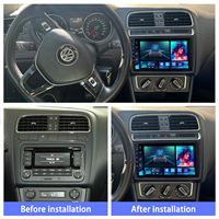 Meihua OEM 9 pouces CarPlay DSP USB Android AUTO GPS autoradio pour lecteur DVD pour VW Polo 2011-2016 GPS aide au recul