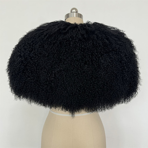 Chaqueta Corta de Mujer, Bolero de Piel de Cordero, Abrigo de Piel de Oveja Mongola Auténtica, Lujoso y Cálido, Nuevas Llegadas - Product Image 4