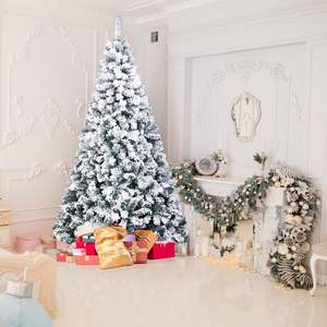 DB 6FT PVC Flocking Artificial Christmas Tree 750 Branches Modern 180cm Automatic Tree Available Mini Large Customizable - Product Image 1