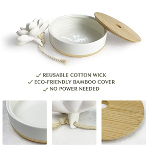 Gốm Sola hoa sậy khuếch tán chai hình nhà hương thơm cho phòng tắm nhà bếp cho đám cưới du lịch quà tặng bên - Product Image 3