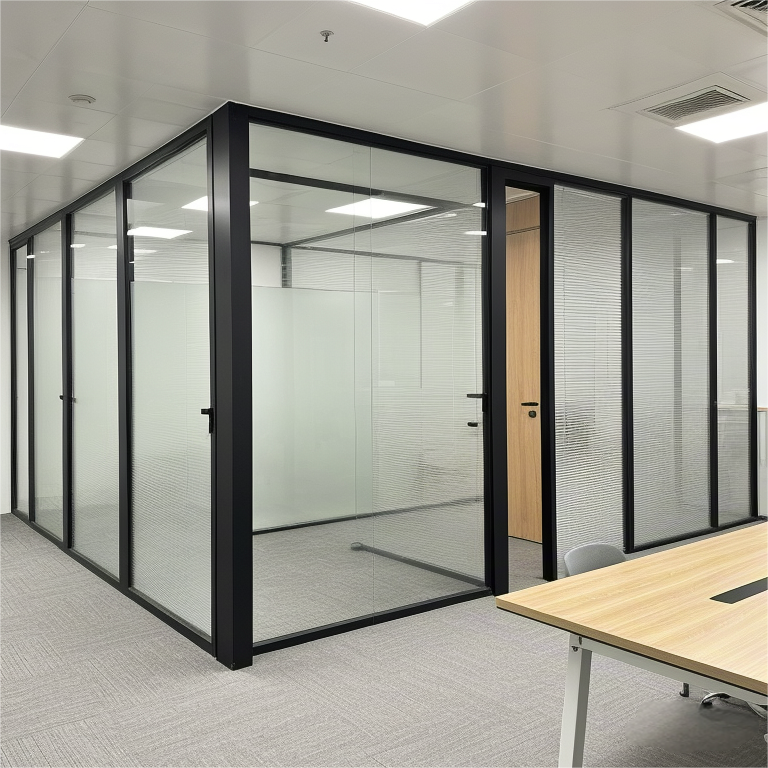 Smart Glass Switchable Elctrochromic Dimmable Atomized Privacy Window Smart Glass Partition PDLC Film Electric Aluminium Profile · image 3