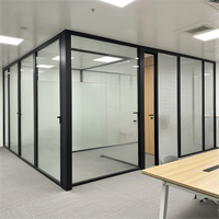 Verre Intelligent Commutable Électrochrome Gradable Atomisé, Film PDLC de Confidentialité pour Fenêtre ou Cloison, Profil en Aluminium Électrique