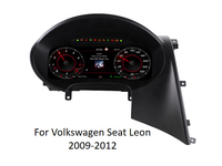 Panel de Instrumentos LCD de 12.3 Pulgadas para Volkswagen Seat Leon 2009-2012, Indicador Digital, Opciones de Interfaz de Usuario, Entrada HD CarPlay-XTRONS