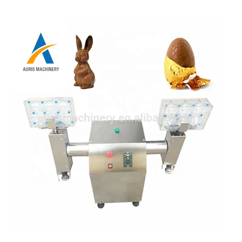 Hollow toy chocolate ball making forming machine hollow rose chocolate easter egg chocolate mold machine