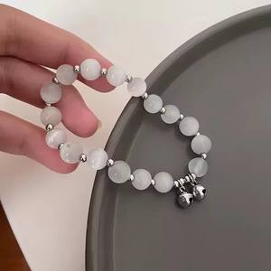 Nueva Pulsera de Cuentas de Cristal Simple para Mujeres y Niñas, Pulseras Coreanas con Flores, Plumas y Borlas, Regalos de Joyería para Mejores Amigas 2024 - Product Image 6