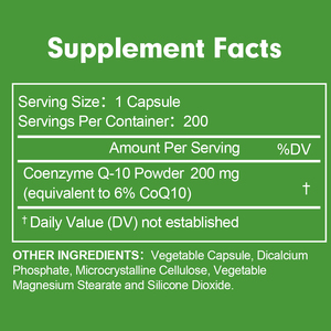Capsules de CoQ-10 de haute qualité avec poudre de coenzyme Q-10, favorisent la santé cardiaque et vasculaire, et contribuent à maintenir une tension artérielle saine. - Product Image 4