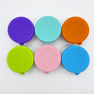 Recipiente pequeño para condimentos de acero inoxidable 2025 con tapa de silicona colorida Contenedor de aderezo para ensaladas a prueba de fugas para niños - Product Image 2