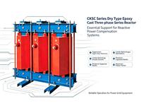 Réacteur triphasé de type sec à époxy coulé série CKSC, filtre harmonique pour compensation de condensateurs de puissance