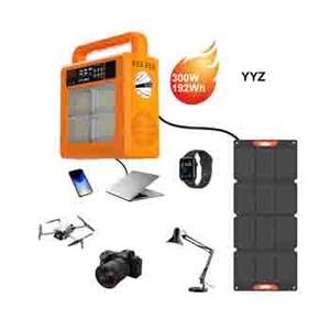 เครื่องกำเนิดไฟฟ้าพลังงานแสงอาทิตย์ 300W 192Wh LiFePO4 สถานีไฟฟ้าพกพา แบตเตอรี่ลิเธียม กล่องแบตเตอรี่ ชั้นวางแบตเตอรี่ - Product Image 1