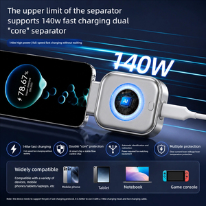 Hot Selling Product Dropship Automatic Universal 140w Smart Full Charge Selfcut Type c <b>Adapter</b> Automatic Separator for Phone - Product Image 6