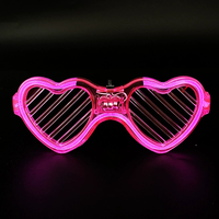 Lunettes LED Lumineuses Créatives de Noël, Style Obturateur, pour Fêtes et Soirées Néon, Cadeaux de Fête