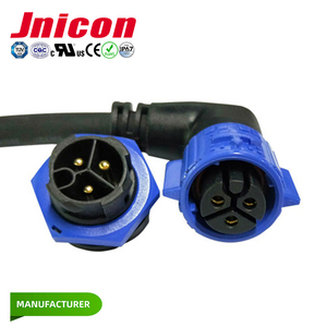 3 + 13 lõi kết nối 3 pin điện 13 pin dữ liệu IP67 Bảng điều khiển không thấm nước gắn kết nữ ổ cắm cáp kết nối M25 jnicon - Product Image 1