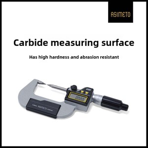 ASIMETO Calibrador Digital de Doble Punto con Indicador de Dial 0-25 mm, Escala Graduada de Alta Precisión, Doble Propósito, Externo - Product Image 1