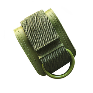 Logo personnalisé Anneau en D rembourré en néoprène Sangles de <span class=keywords><strong>cheville</strong></span> bleues pour haltérophilie Fitness pour machines à câble de gymnastique - Product Image 4