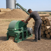 Broyeur de bois pour champignons MX-800 en acier moulé, capacité 2-3T/H, faible entretien, pour acheteurs d'équipement en Ukraine