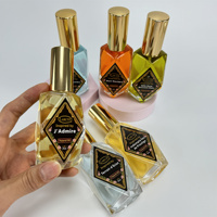 Bouteille de parfum personnalisée privée, étiquette autocollante en vinyle, parfum floral romantique, parfum longue durée