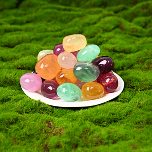 Piedras de Fluorita Arcoíris Pulimentadas de Alta Calidad, Naturales y de Moda, para Decoración Coleccionable - Product Image 5