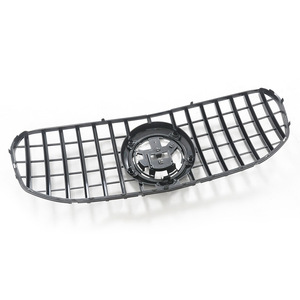 Parrilla Delantera Modificada para Modelos Mercedes-Benz GLS 20+ 450 GLS00 X167 GT, Negra y Plateada, de Plástico ABS, Compatible con Parachoques - Product Image 2